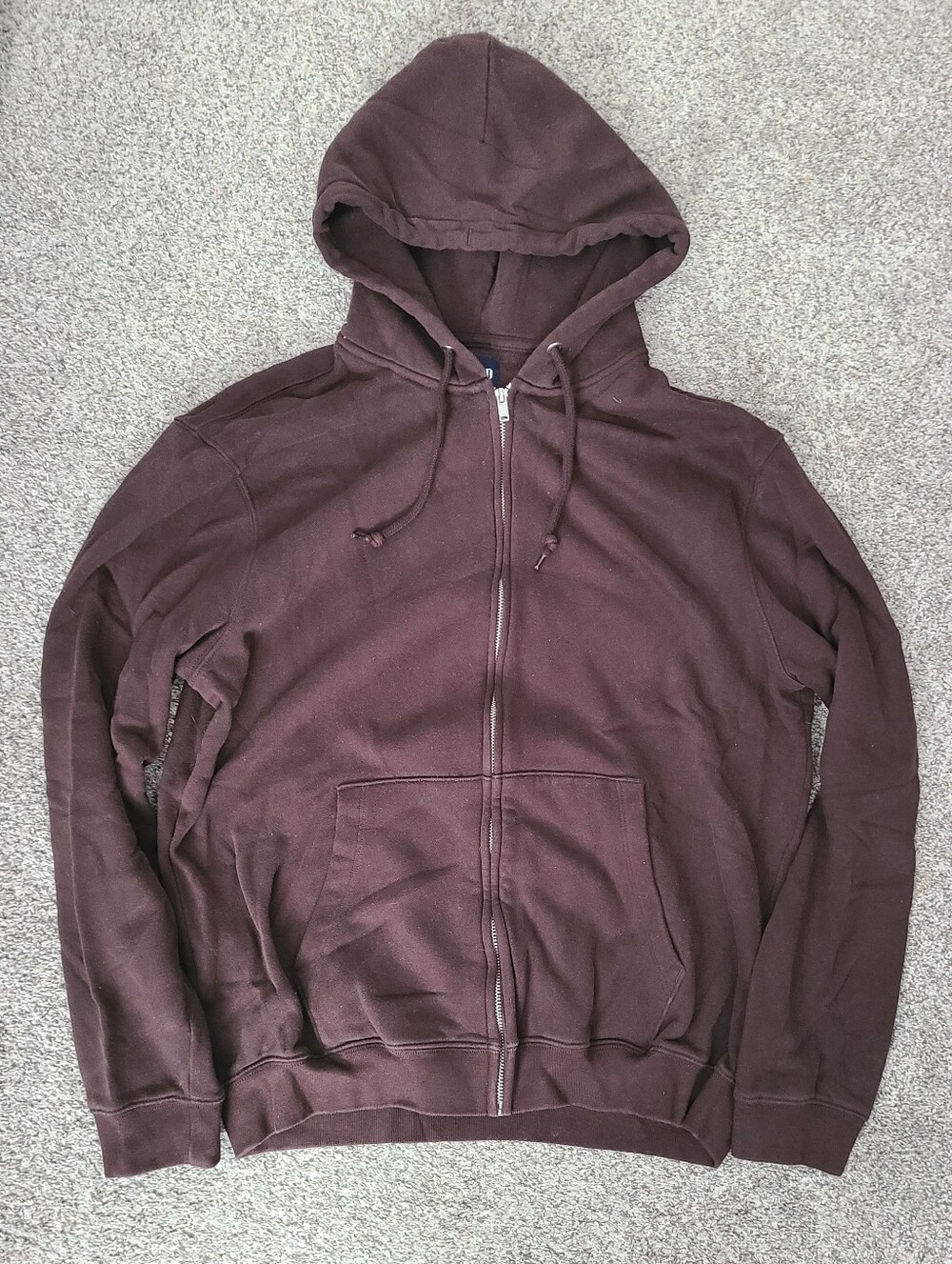 Gap Full Zip Terra Brown Hoodie Sweatshirt Size M